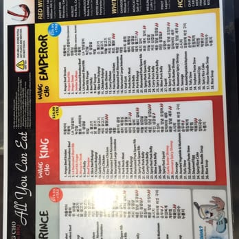 Wang Cho Korean BBQ - Menu - Korean Near Me - Riverside, California