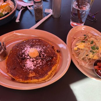 Snooze, an A.M. Eatery - Sweet potato pancake and breakfast taco with chicken sausage - Breakfast & Brunch Near Me - Houston, Texas Snooze, an A.M. Eatery - Sweet potato pancake and breakfast taco with chicken sausage - Breakfast & Brunch Near Me - Houston, Texas
