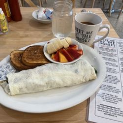 The Dorset - Veggie omelette sub egg whites add turkey bacon