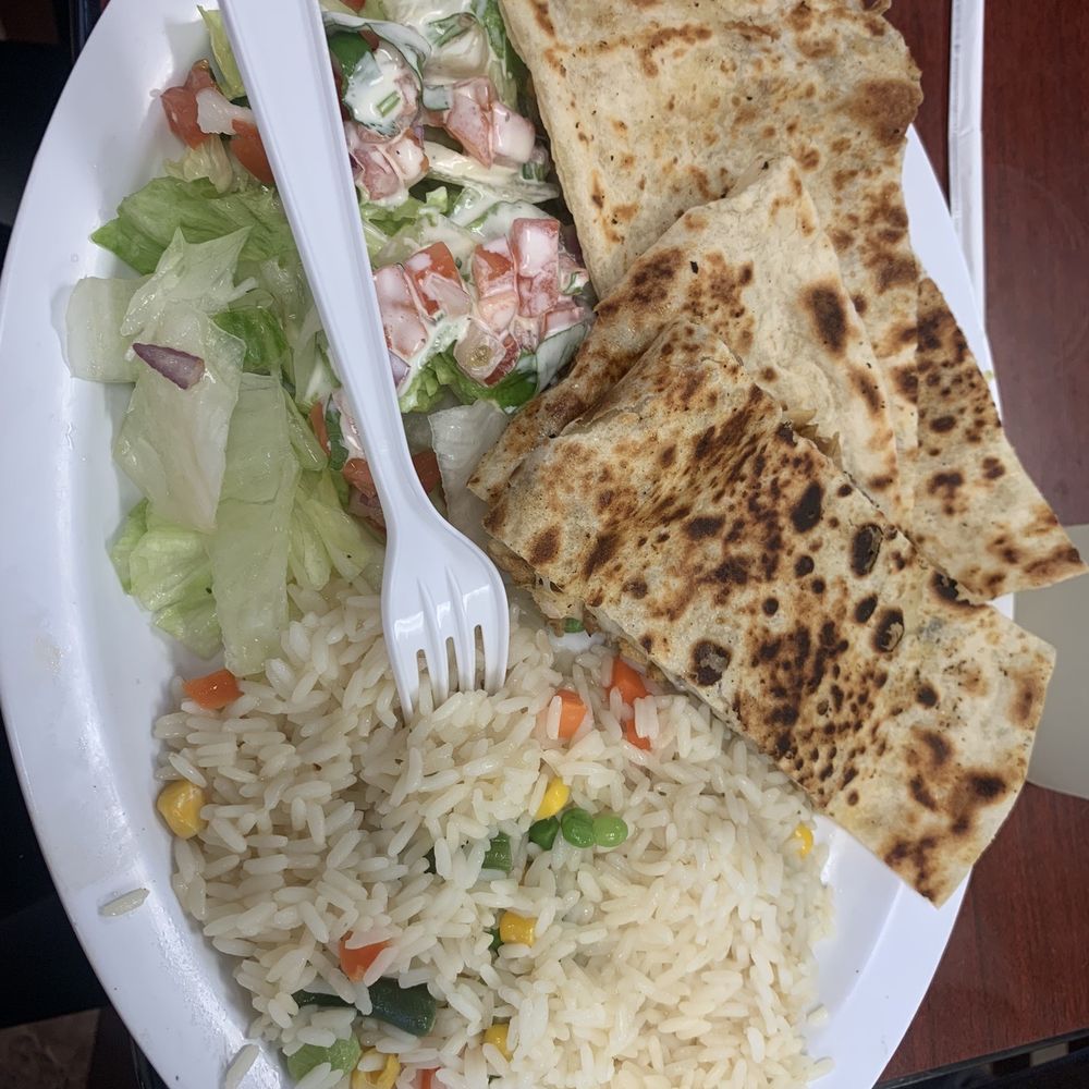 Mariscos El Puerto - Quesadilla combo with double rice - Seafood Near Me - Chino, California