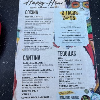 Barrio Queen - Happy hour menu - Mexican Near Me - Scottsdale, Arizona Barrio Queen - Happy hour menu - Mexican Near Me - Scottsdale, Arizona