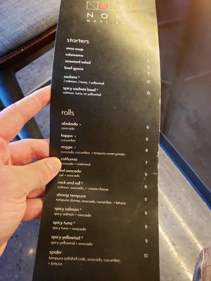 Menu photo 8 Nori Maki Bar Fort Collins, CO