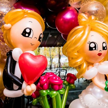 No Bull Balloon Magic - Bride and Groom. - Balloon Services Near Me No Bull Balloon Magic - Bride and Groom. - Balloon Services Near Me