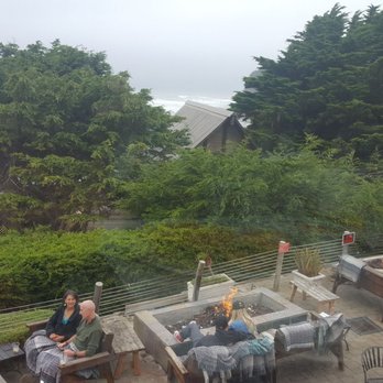 Moss Beach Distillery - they have open seating out side with fire pits as well  !! - Seafood Near Me - Moss Beach, California