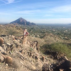 Mohave Trail - Off trail at the top