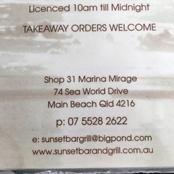 Sunset Waterfront Cafe Bar & Grill