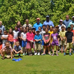 The First Tee of Nassau County - Our PLAYer Class on the putting green