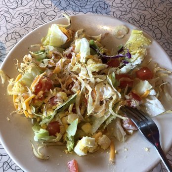 Bubba's 33 - Standard salad had bits of eggs and even thin slices of fried potatoes in it. Totally delish! - American Near Me - Peoria, Arizona