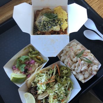 Marination Ma Kai - Kimchi Fried Rice, Fish Tacos, Beef Tacos, Hawaiian Mac Salad - Korean Near Me - Seattle, Washington Marination Ma Kai - Kimchi Fried Rice, Fish Tacos, Beef Tacos, Hawaiian Mac Salad - Korean Near Me - Seattle, Washington
