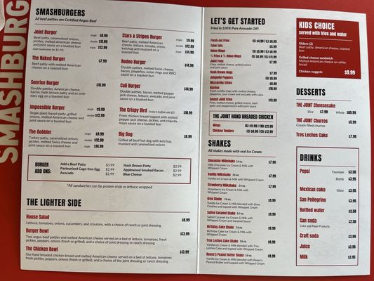 Menu photo 7 The Burger Joint & Brew San Diego, CA Menu photo 7 The Burger Joint & Brew San Diego, CA