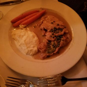 La Strada - Veal Picatta with polenta and veggies - Italian Near Me - American Canyon, California La Strada - Veal Picatta with polenta and veggies - Italian Near Me - American Canyon, California