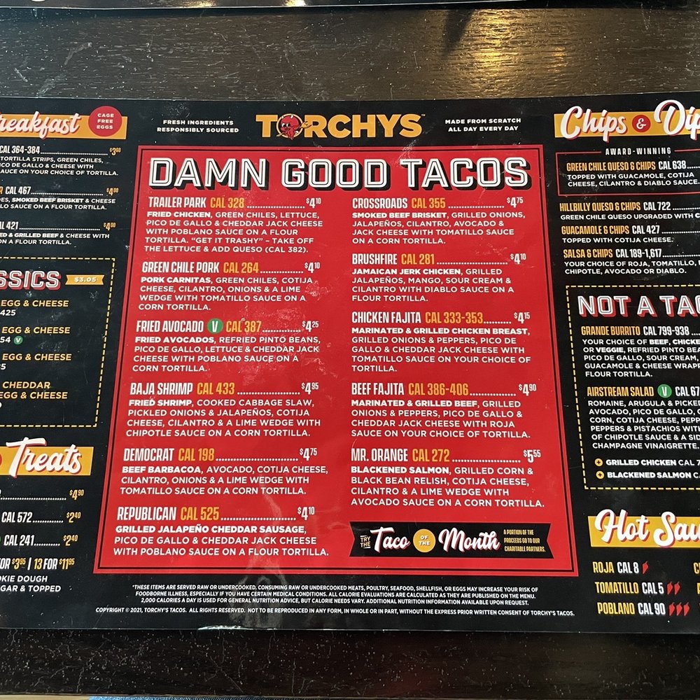 Torchy's Tacos - Damn Good Tacos Menu - Tacos Near Me - Houston, Texas Torchy's Tacos - Damn Good Tacos Menu - Tacos Near Me - Houston, Texas