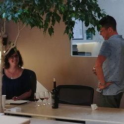 Cowork Penticton - Members chatting... and sometimes there's wine!