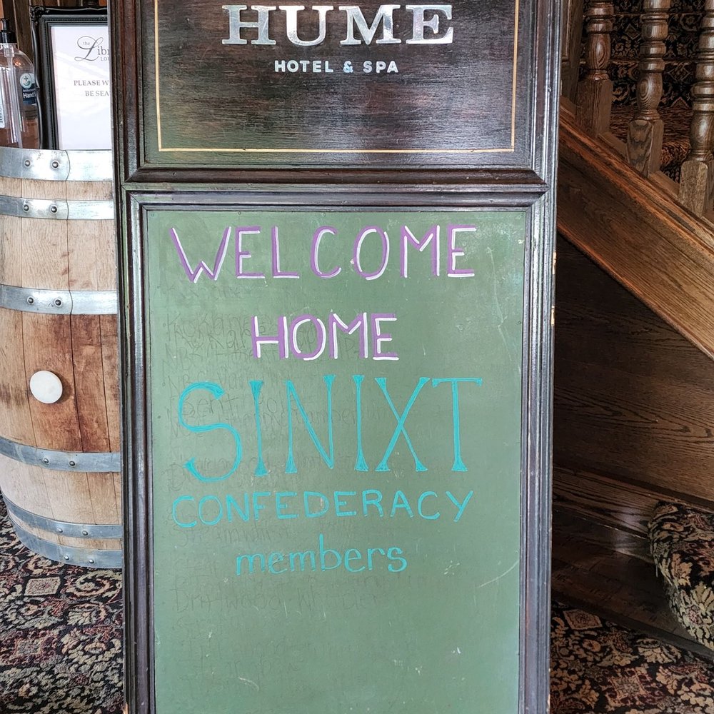 We traveled with a large group. This was the sign at the front door. So much appreciated:) We traveled with a large group. This was the sign at the front door. So much appreciated:)