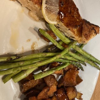 The Flying Monkey Grill Bar - Bourbon Salmon Entree - New American Near Me - Newington, Connecticut The Flying Monkey Grill Bar - Bourbon Salmon Entree - New American Near Me - Newington, Connecticut
