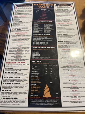 Menu photo 6 Oldwest Cafe Bedford, TX Menu photo 6 Oldwest Cafe Bedford, TX
