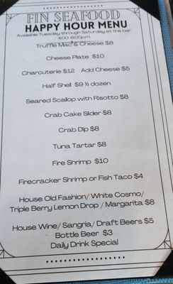 Menu photo 8 Fin Seafood Newport News, VA