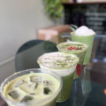 Yunomi Matcha - match flight that we made - Cafes Near Me - Portland, Oregon Yunomi Matcha - match flight that we made - Cafes Near Me - Portland, Oregon