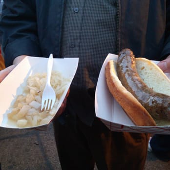 Pierogi Fest - Polish with Kraut 'n Onions (on the side?? SMH) from Big Franks - Festivals Near Me - Whiting, Indiana Pierogi Fest - Polish with Kraut 'n Onions (on the side?? SMH) from Big Franks - Festivals Near Me - Whiting, Indiana