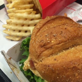 Chick-fil-A - Grilled Chicken Club w/ WAFFLE FRIES! - Fast Food Near Me - Orlando, Florida