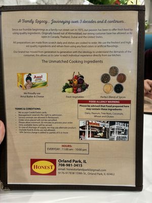 Menu photo 6 Honest Orland Park, IL Menu photo 6 Honest Orland Park, IL