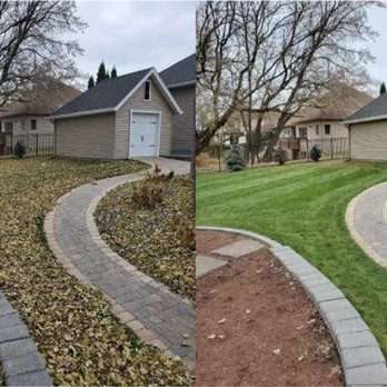 Manny's Lawn & Snow - two photos of the same yard - Lawn Services Near Me - Fargo, North Dakota Manny's Lawn & Snow - two photos of the same yard - Lawn Services Near Me - Fargo, North Dakota