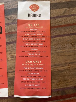 Menu photo 1 Künstler Tap Haus San Antonio, TX Menu photo 1 Künstler Tap Haus San Antonio, TX