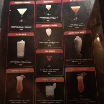 The Heavy Feather - Menu - Lounges Near Me - Chicago, Illinois