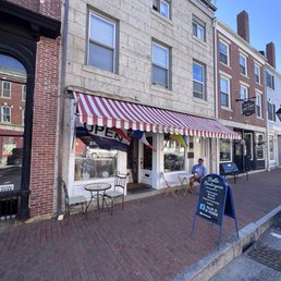 Exterior outside entrance of Belle Boulangerie - Hallowell, Maine Exterior outside entrance of Belle Boulangerie - Hallowell, Maine