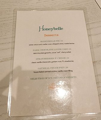 Menu photo 2 Honeybelle Palm Beach Gardens, FL Menu photo 2 Honeybelle Palm Beach Gardens, FL