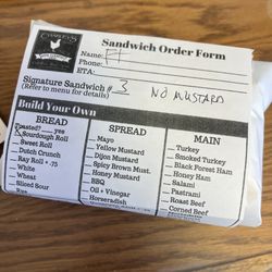 Charley's Wine Country Deli - Hmmm I wonder what kind of sandwich this could without mustard?