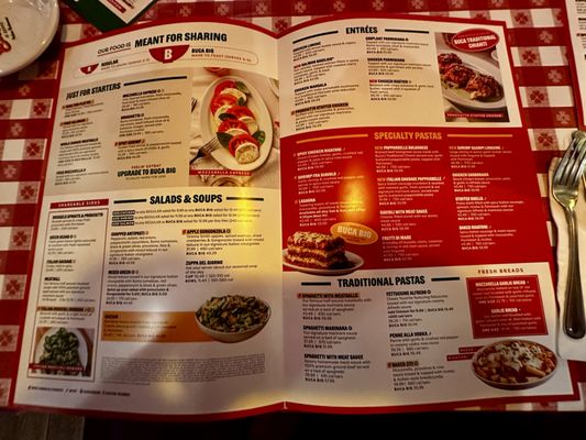 Menu photo 3 Buca di Beppo Italian Restaurant Universal City, CA