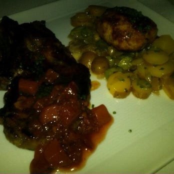 BIX - Llano Seco Pork Duo w/ New Potatoes, Sweet Red Onions and Stone Fruit Chutney! - American Near Me - San Francisco, California