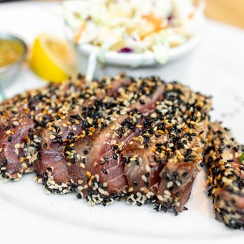 Lure Fish House - Sesame Seared Ahi Tuna ($32) - Seafood Near Me - Ventura, California Lure Fish House - Sesame Seared Ahi Tuna ($32) - Seafood Near Me - Ventura, California