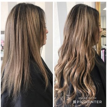 Nicky Loves Hair - Before & After - Ktip Extensions - Hair Stylists Near Me - Whittier, California Nicky Loves Hair - Before & After - Ktip Extensions - Hair Stylists Near Me - Whittier, California