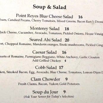 Pacific's Edge Restaurant - Soup & Salad (Friday afternoon 2014-07-04) - Seafood Near Me - Carmel, California Pacific's Edge Restaurant - Soup & Salad (Friday afternoon 2014-07-04) - Seafood Near Me - Carmel, California