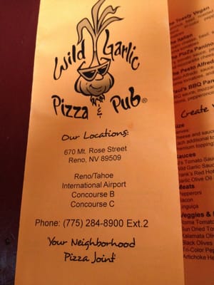 Menu photo 7 Wild Garlic Pizza & Pub Reno, NV Menu photo 7 Wild Garlic Pizza & Pub Reno, NV