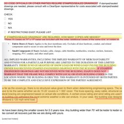 Farmtek - FYI they are not included unless they're "REQUIRED" by code officials but can't get warranty without.