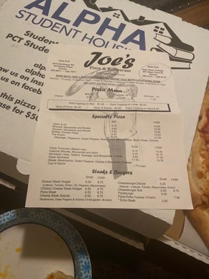 Menu photo 3 Joe's Pizza West End Williamsport, PA Menu photo 3 Joe's Pizza West End Williamsport, PA