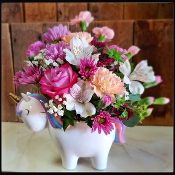 Westosha Floral - Cute little unicorn arrangment - Florists Near Me - Paddock Lake, Wisconsin Westosha Floral - Cute little unicorn arrangment - Florists Near Me - Paddock Lake, Wisconsin