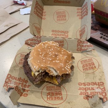 McDonald's - "Bacon dbl qtr cheese" without bacon - Coffee & Tea Near Me - Hallstead, Pennsylvania