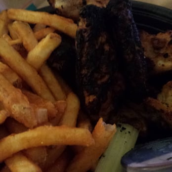 Miami Grill - Burned wings? Seriously.... - Burgers Near Me - Kendall, Florida