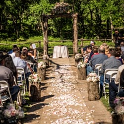 Rio Cibolo Ranch - Wedding ceremony at The Lily Gardens
