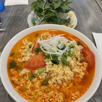 Oasis Vietnamese Cuisine - 17. Crab Paste & Tomato Vermicelli Soup - Vietnamese Near Me - Pacifica, California Oasis Vietnamese Cuisine - 17. Crab Paste & Tomato Vermicelli Soup - Vietnamese Near Me - Pacifica, California