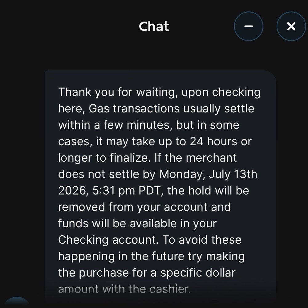Gas King - Bank saying it's caused by merchant and they usually take 24 hours or less so this is a strange occurrence - Gas Stations Near Me - San Diego, California Gas King - Bank saying it's caused by merchant and they usually take 24 hours or less so this is a strange occurrence - Gas Stations Near Me - San Diego, California