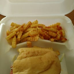 BLT with gross fries BLT with gross fries