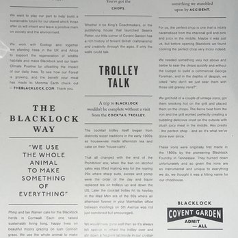 Blacklock - About - British Near Me - London, XGL
