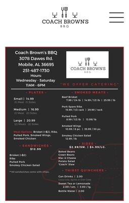 Coach Brown's BBQ by null