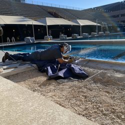 Metal Upon Metals - Welding some stainless steel stiffeners at ASU pool