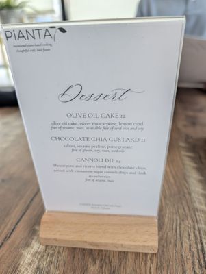Menu photo 1 PiANTA Vegan Providence, RI